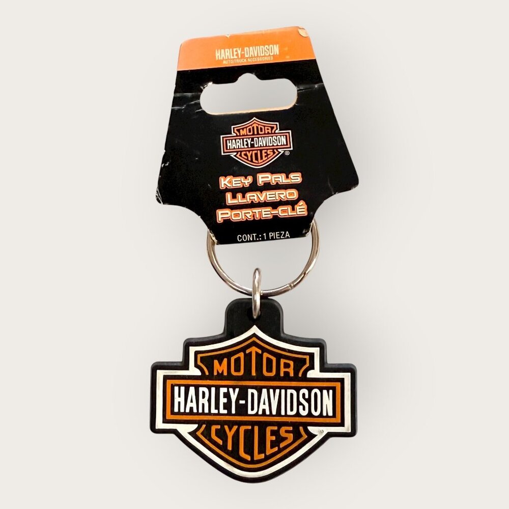 Harley Davidson Key Pals Rubber Keychain Keyring